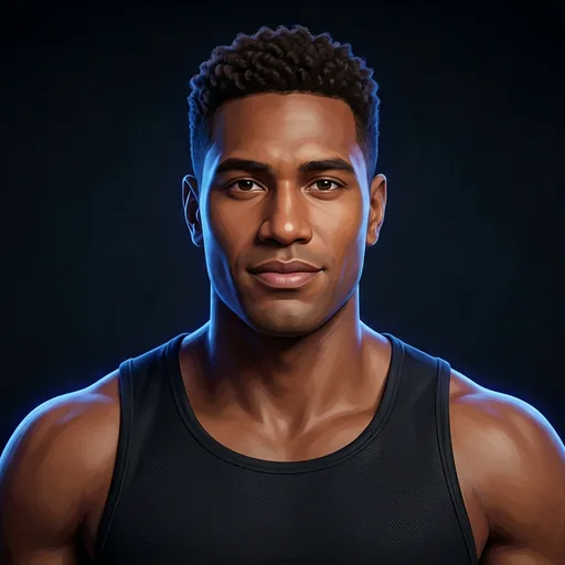 AI-generated coach portrait